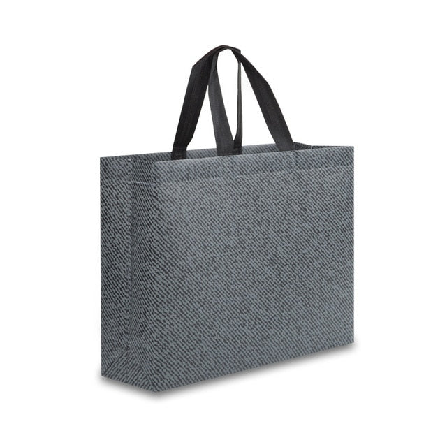 Large size Reusable Shopping Bag Grey Foldable Eco Bag Women Travel Storage Tote Shopper Bag Female Canvas Shopping Bags