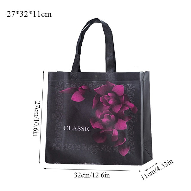 Large size Reusable Shopping Bag Grey Foldable Eco Bag Women Travel Storage Tote Shopper Bag Female Canvas Shopping Bags