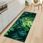 Long Kitchen Mat Flannel Floor Mat Carpet Bamboo grass Home Doormat Morden Rug Bedroom Living Room Bath Floor Mats Tatami Tapete