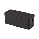 Cable Storage Box Power Socket Black White Cable Tidy Storage Box Power Switch Easy  for Home Safety