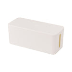 Cable Storage Box Power Socket Black White Cable Tidy Storage Box Power Switch Easy  for Home Safety