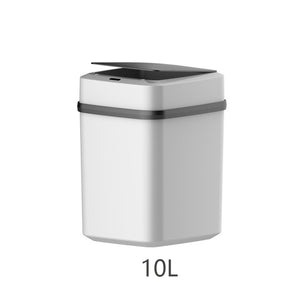 15L Home Intelligent Trash Can Automatic Induction Electric Waste Bins Kick Barrel Battery Version Trash Can