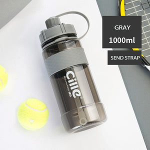 1L 2L 3L Large Capacity Sports Water Bottles Portable Plastic Outdoor Camping Picnic Bicycle Cycling Climbing Drinking Bottles