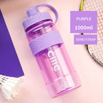 1L 2L 3L Large Capacity Sports Water Bottles Portable Plastic Outdoor Camping Picnic Bicycle Cycling Climbing Drinking Bottles