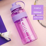 1L 2L 3L Large Capacity Sports Water Bottles Portable Plastic Outdoor Camping Picnic Bicycle Cycling Climbing Drinking Bottles