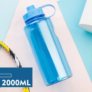 1L 2L 3L Large Capacity Sports Water Bottles Portable Plastic Outdoor Camping Picnic Bicycle Cycling Climbing Drinking Bottles