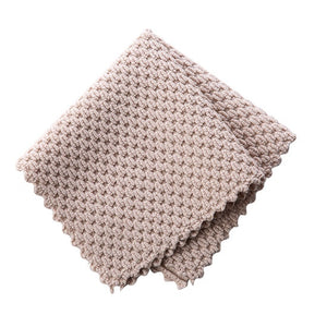 Kitchen Anti-grease wipping rags efficient Super Absorbent Microfiber Cleaning Cloth home washing dish kitchen Cleaning towel