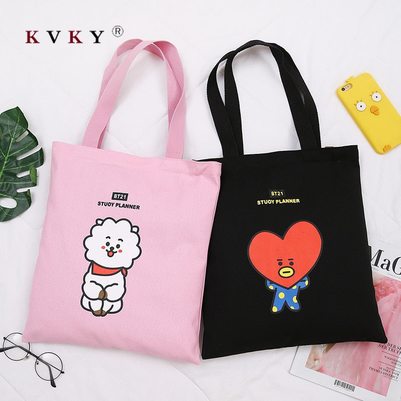 2020 Women's Canvas Shoulder Bags Woman Cotton Shopping Bags Handbag Casual Tote Bags Ladies Bolsa Reutilizable Shopper Eco Bags