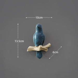 Wall Decorations Home Accessories Living Room Hanger Resin Bird hanger key kitchen Coat Clothes Towel Hooks Hat Handbag Holder