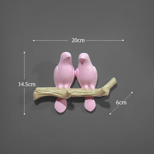 Wall Decorations Home Accessories Living Room Hanger Resin Bird hanger key kitchen Coat Clothes Towel Hooks Hat Handbag Holder