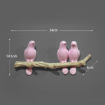 Wall Decorations Home Accessories Living Room Hanger Resin Bird hanger key kitchen Coat Clothes Towel Hooks Hat Handbag Holder