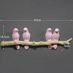 Wall Decorations Home Accessories Living Room Hanger Resin Bird hanger key kitchen Coat Clothes Towel Hooks Hat Handbag Holder