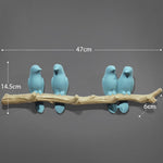 Wall Decorations Home Accessories Living Room Hanger Resin Bird hanger key kitchen Coat Clothes Towel Hooks Hat Handbag Holder