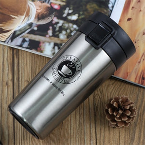 ZOOOBE Thermos Coffee Mug Double Wall Stainless Steel Tumbler Vacuum Flask bottle thermo Tea mug Travel thermos mug Thermocup