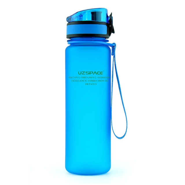 Hot Sports Water Bottle 500ML 1000ML Protein Shaker Outdoor Travel Portable Leakproof Drinkware Plastic My Drink Bottle BPA Free