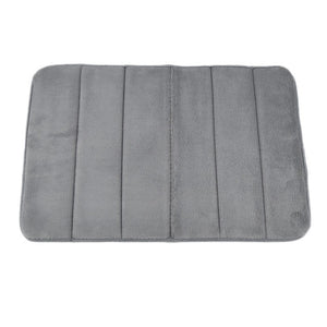 1PC 40x60cm Home Bath Mat Non-slip Bathroom Carpet Soft Coral Fleece Memory Foam Rug Mat kitchen Toilet Floor Decor