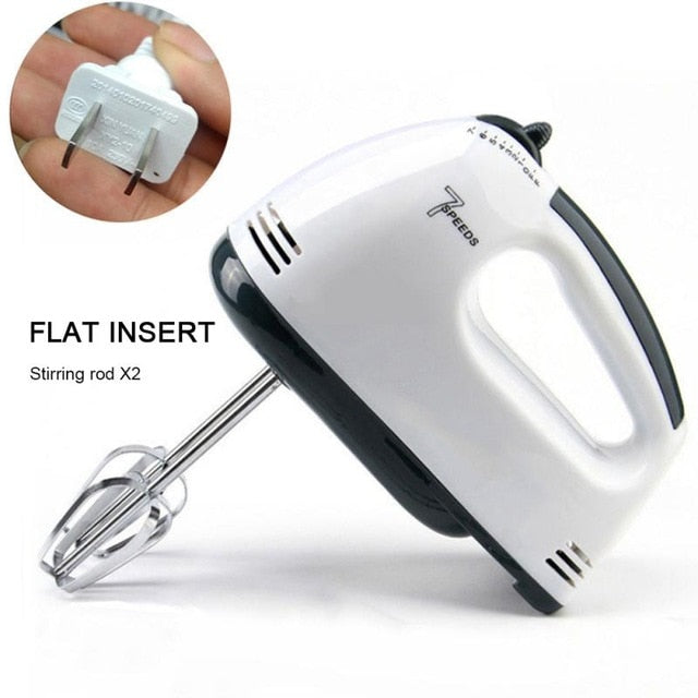 Eggbeater 220V Electric 7 Speed Electric Hand Mixer Whisk Handheld Egg Beater Food Whisk Mini Blenders Kitchen Egg Food Mixer