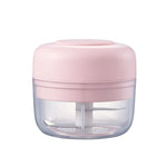 100mL Portable Mini Food Chopper USB Charging Garlic Chopper Grinder Electric Food Mincer Shredder With Kitchen Gadget