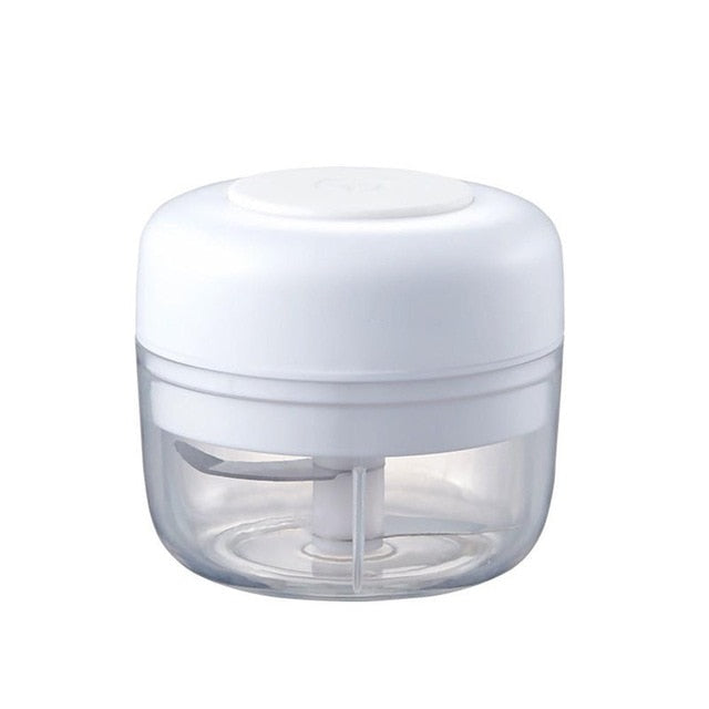 100mL Portable Mini Food Chopper USB Charging Garlic Chopper Grinder Electric Food Mincer Shredder With Kitchen Gadget