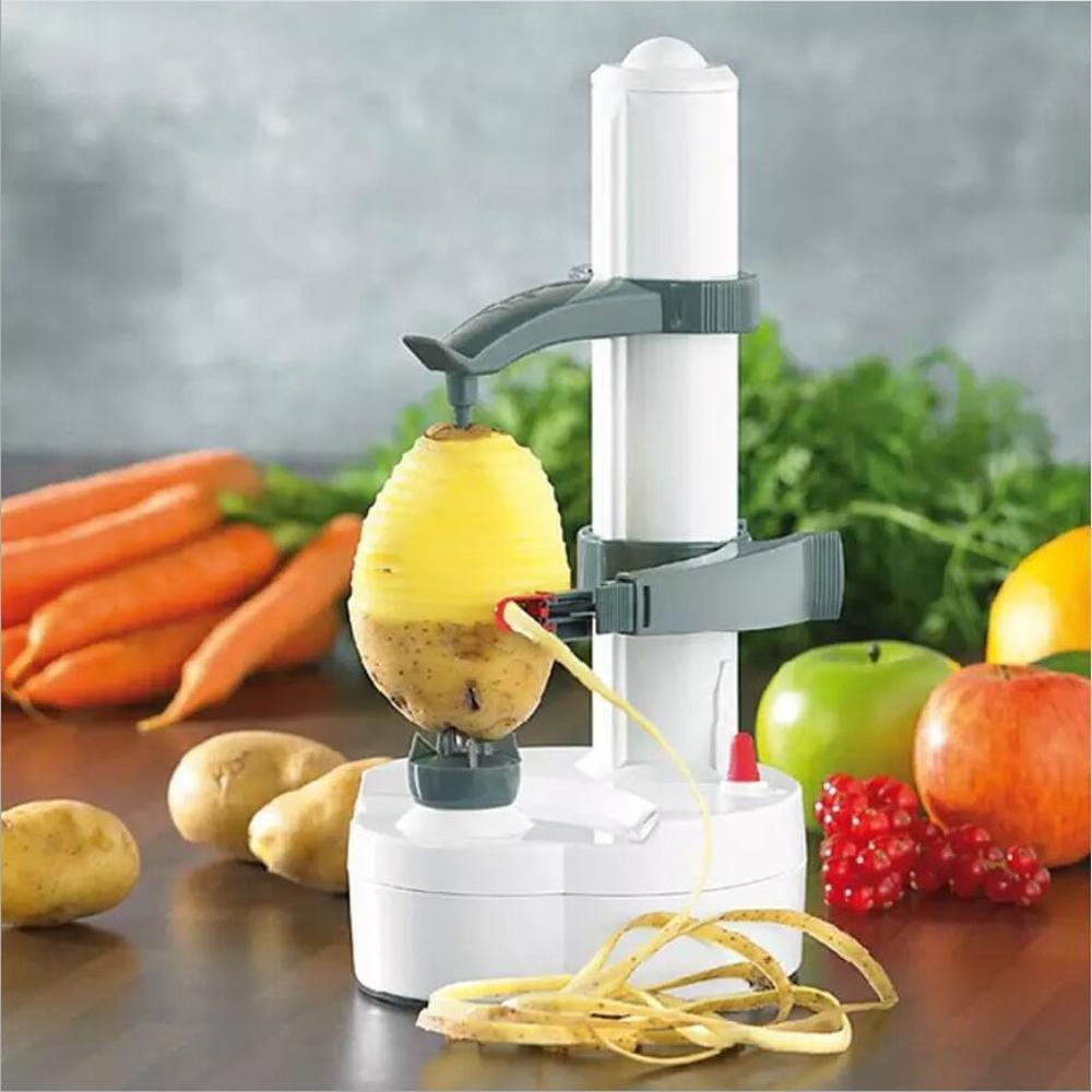 Multifunctional Multi-color Stainless Steel Electric Fruit and Vegetable Peeler Automatic Kitchen Accessories Peeler  MJ714