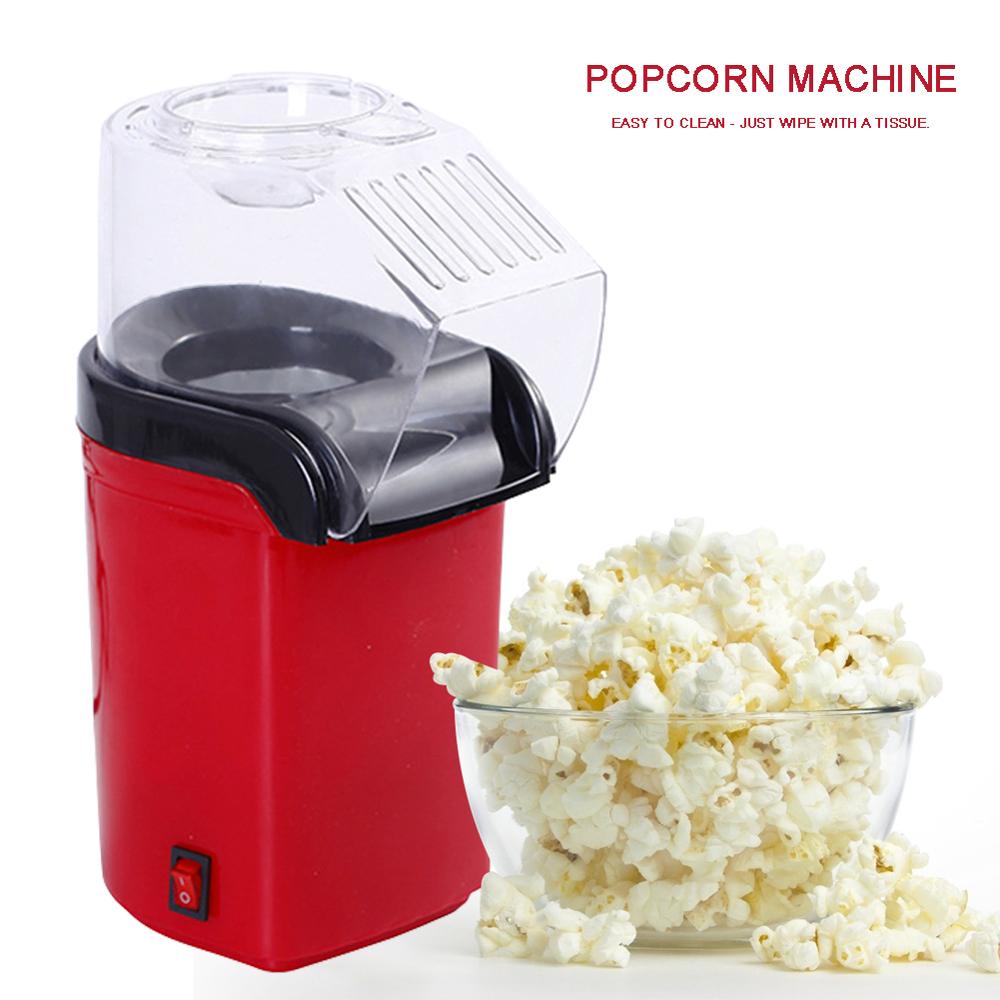 EU/US Plug Portable Mini Electric Popcorn Maker Home Automatic Air Popcorn Making Machine Home Movies Assistant